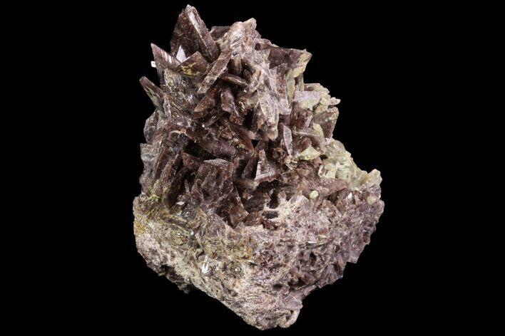 Axinite Crystal Cluster - Peru #87736